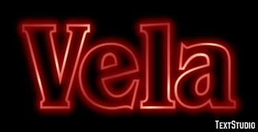 Vela Efeito do texto