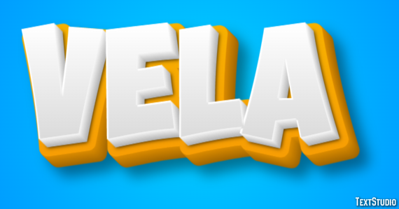 Vela Efeito do texto