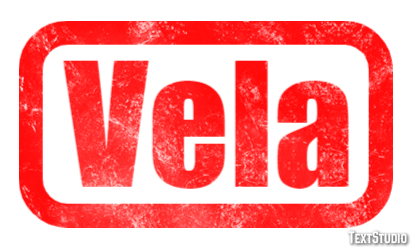 Vela Efeito do texto