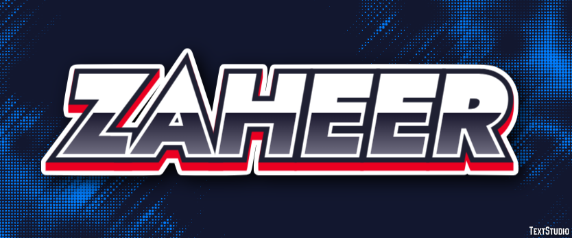 Zaheer Text Effect