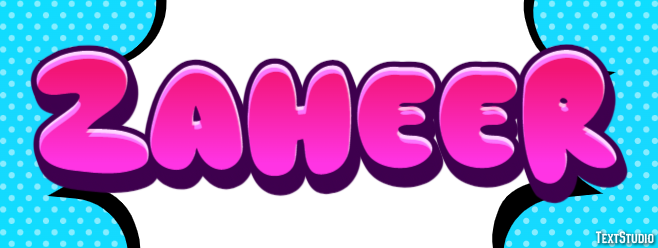 Zaheer Text Effect