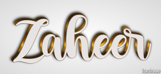 Zaheer Text Effect