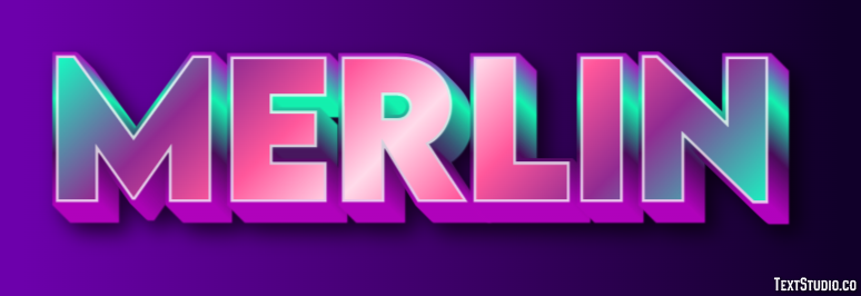 Merlin Text Effect