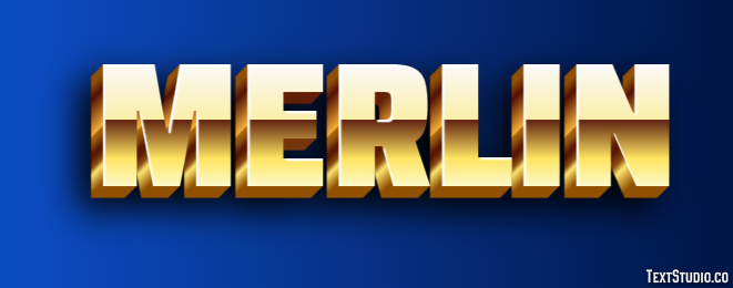 Merlin Text Effect