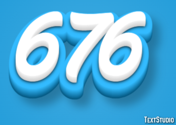 676 Text Effect