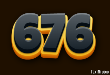 676 Text Effect