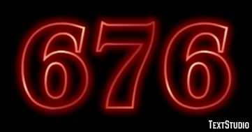 676 Text Effect
