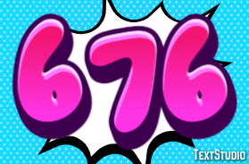 676 Text Effect