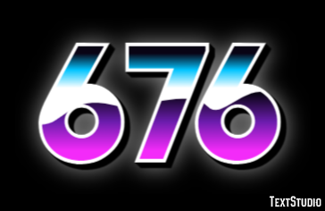 676 Text Effect