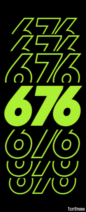 676 Text Effect
