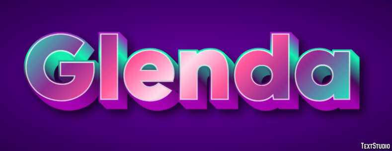 Glenda Text Effect