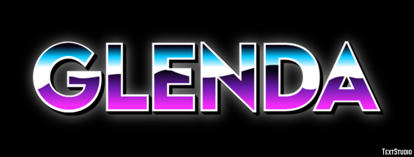 Glenda Effet de texte