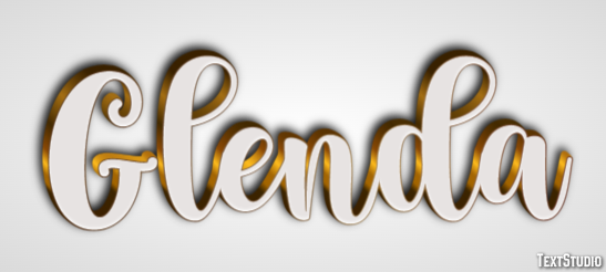 Glenda Text Effect