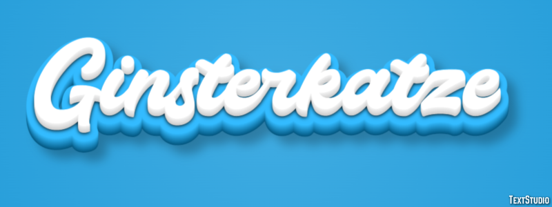 Ginsterkatze Efekt tekstowy