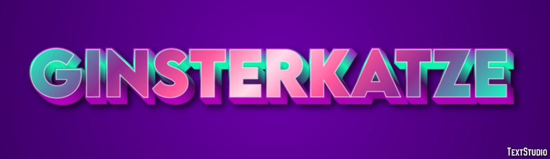 Ginsterkatze Efekt tekstowy