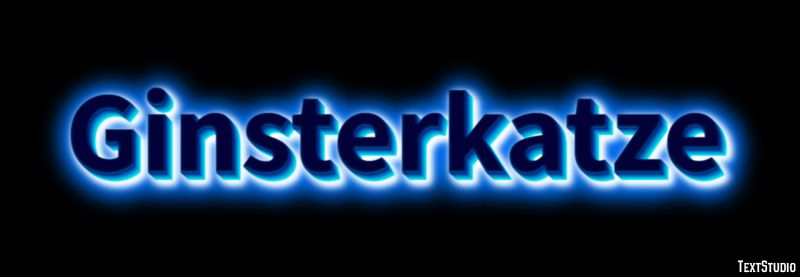 Ginsterkatze Effet de Texte