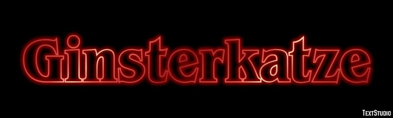 Ginsterkatze Efekt tekstowy