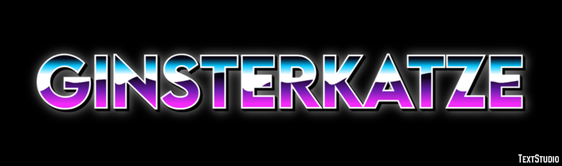 Ginsterkatze Texteffekt