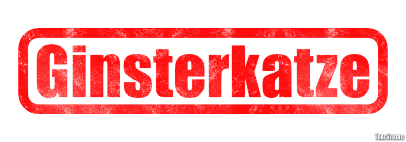 Ginsterkatze Efekt tekstowy