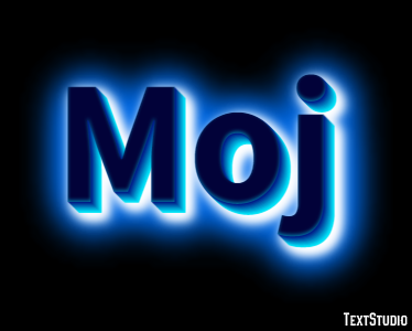 Moj Text effect