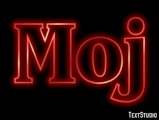 Moj Text effect