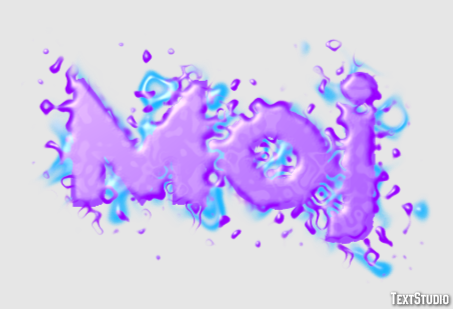 Moj Text effect