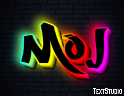 Moj Эффект текста