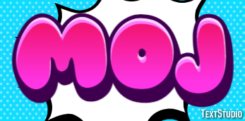 Moj Text effect