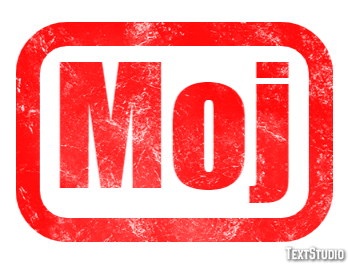Moj Text effect