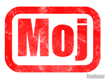 Moj Эффект текста