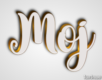 Moj Эффект текста