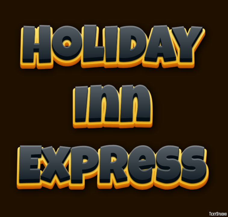 Holiday Inn Express Tekst effect