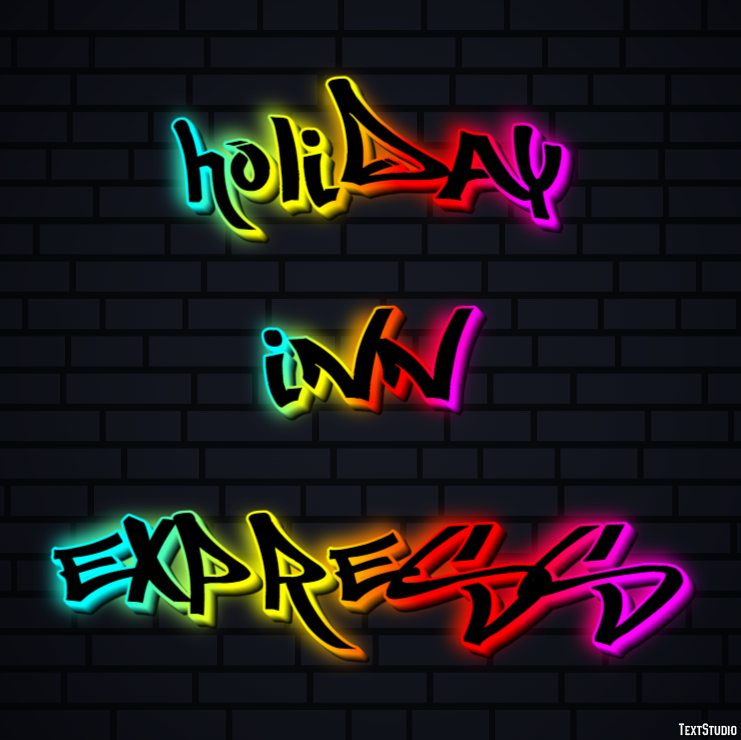 Holiday Inn Express Tekst effect
