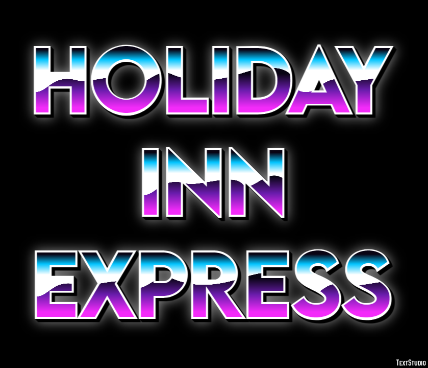 Holiday Inn Express Tekst effect
