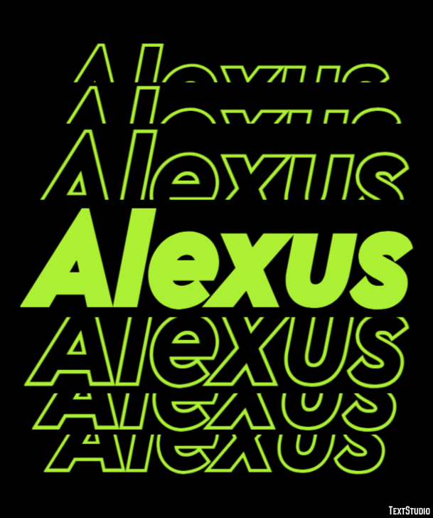Alexus Text Effect