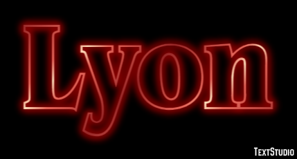 Lyon Efekt tekstowy