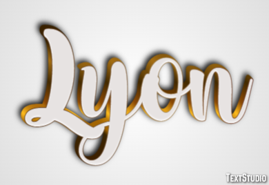 Lyon Efekt tekstowy