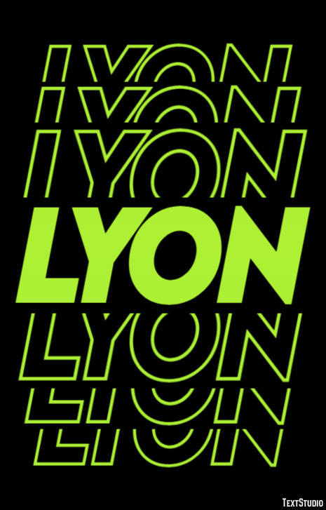 Lyon Efekt tekstowy
