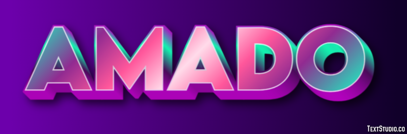 Amado Text Effect