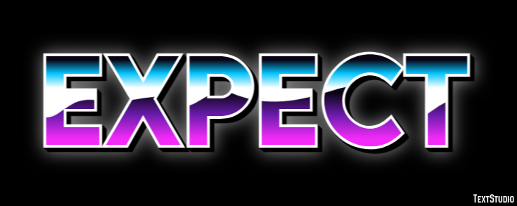 Expect Efeito de texto