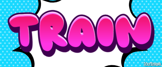 Train Text Effect