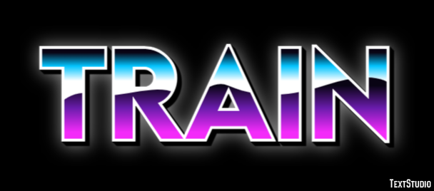 Train Text Effect