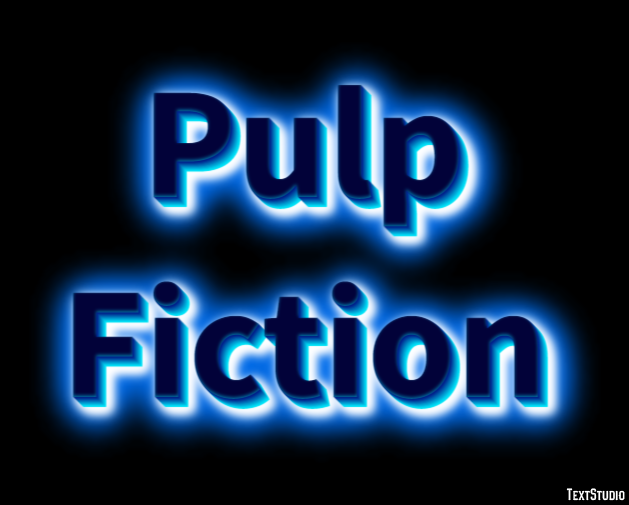 Pulp Fiction Efecto de Texto