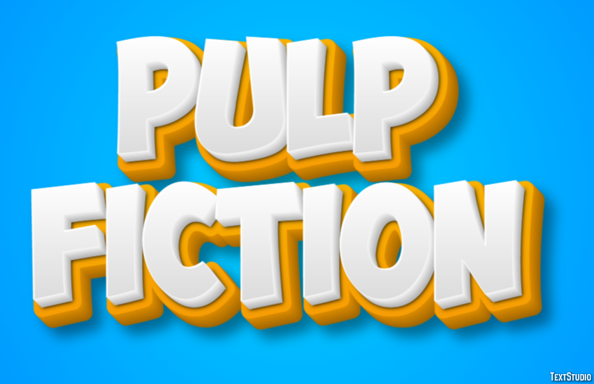 Pulp Fiction Text Effect