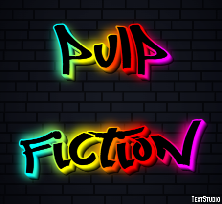 Pulp Fiction Texteffekt
