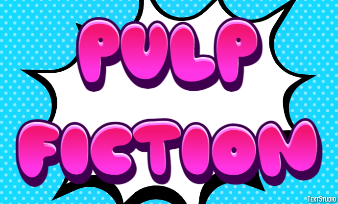 Pulp Fiction Text Effect