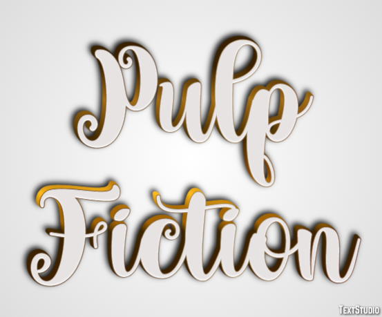 Pulp Fiction Text Effect