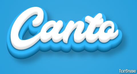 Canto Efeito de texto