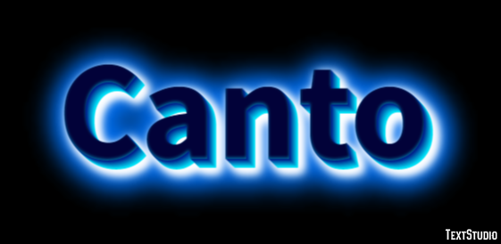 Canto Effetto testo