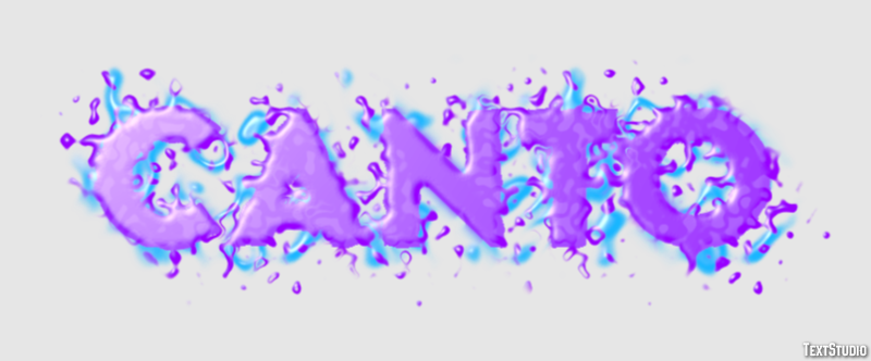 Canto Efeito de texto